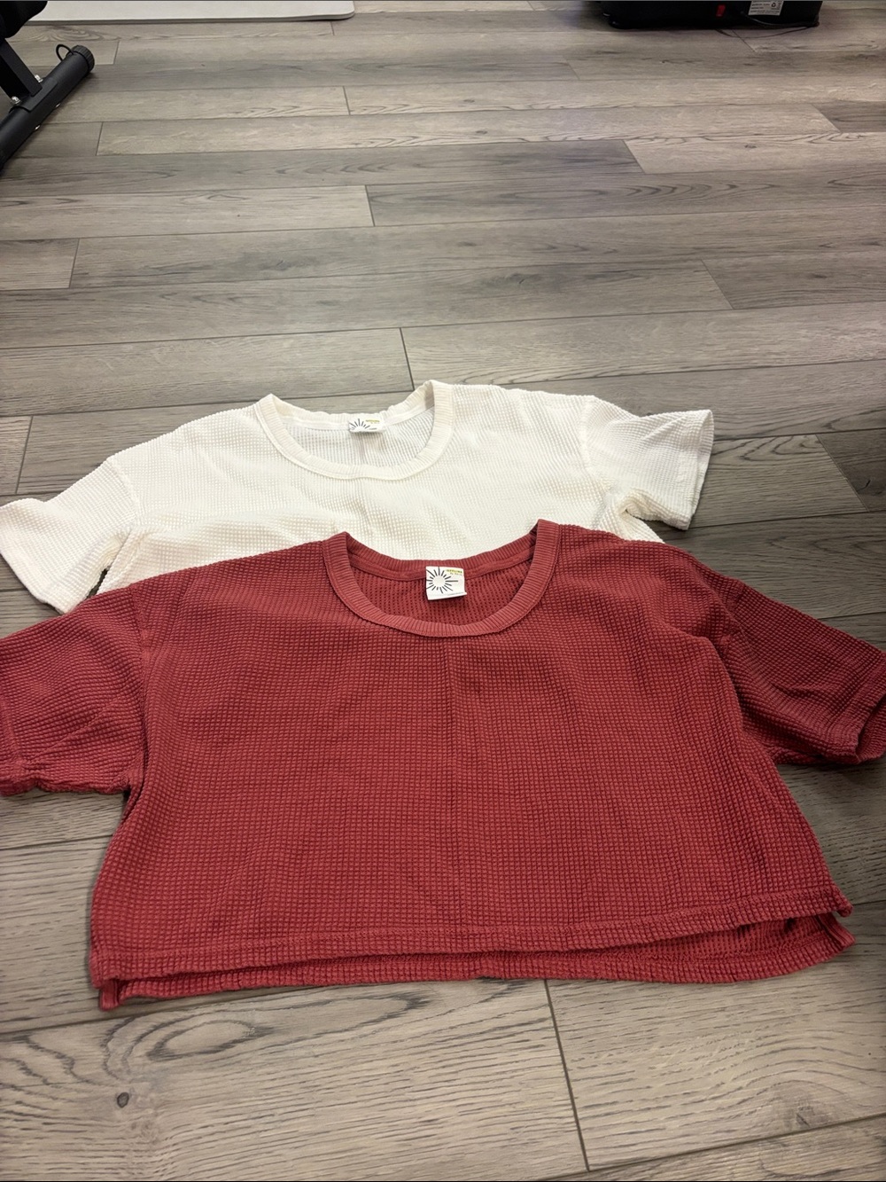 Aerie Offline Waffle Knit Crop Small